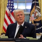 FILE PHOTO: U.S. President Donald Trump at the Oval Office in Washington